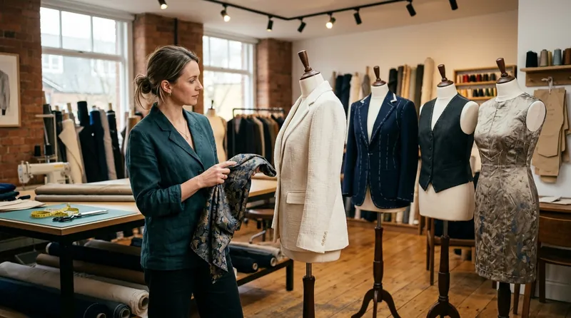 Woman confused about choosing between tailoring shops — common mistake illustration