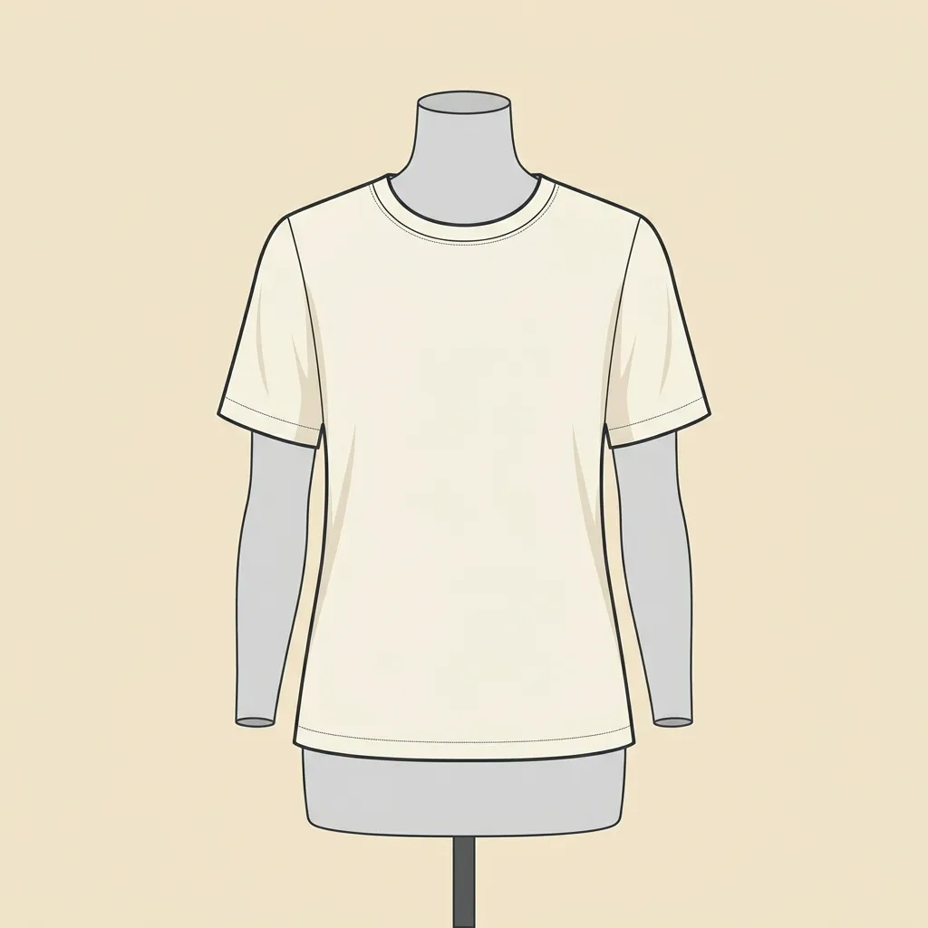 Round Neck Plain — front neck blouse design